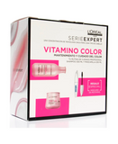 LP LOREAL SERIE EXPERT VITAMINO COLOR SH.300 ML./MASC.250 ML./ MASCARA PESTAÑAS COFRE - El Palacio De La Belleza