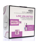 LP LOREAL SERIE EXPERT LISS UNLIMITED SHAMPOO/MASCARILLA/MASCARA PESTAÑAS COFRE - El Palacio De La Belleza