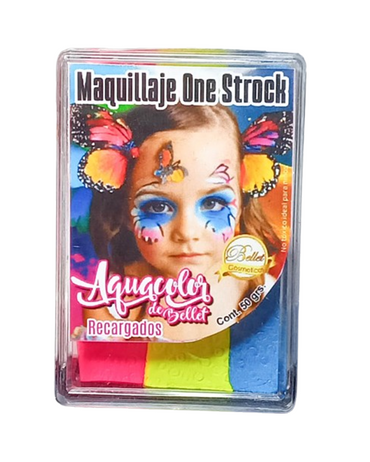 BELLET AQUACOLOR ONE STROCK NEON AZUL-AMARILLO-FIUSHA