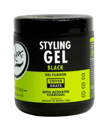 ROLDA BLACK STYLING GEL ULTRA HOLD 500 GRS.