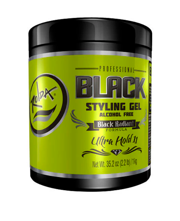 ROLDA BLACK STYLING GEL ULTRA HOLD 1 KG.