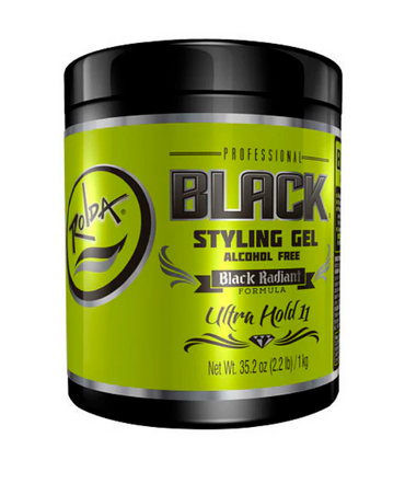 ROLDA BLACK STYLING GEL ULTRA HOLD 1 KG.