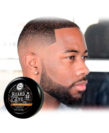 ROLDA BEARD DYE 24 HOURS COVER GRAYS-BLACK 100 GRS. - El Palacio De La Belleza