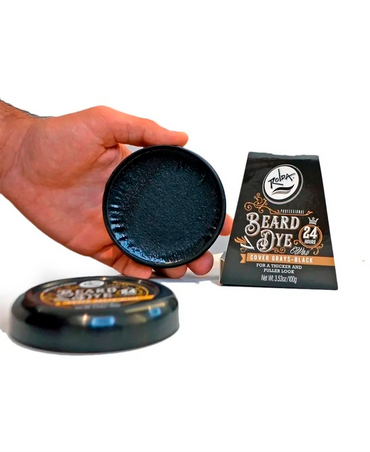ROLDA BEARD DYE 24 HOURS COVER GRAYS-BLACK 100 GRS. - El Palacio De La Belleza