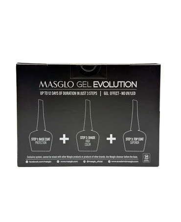 MASGLO KIT GEL EVOLUTION 3X 13.5 ML. #1 ROJOS INFALIBLES