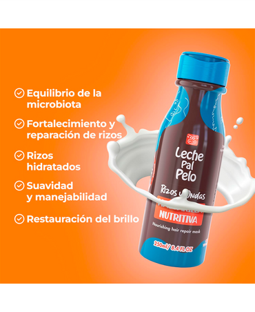 LECHE PAL PELO RIZOS & AFRO MASC. NUTRITIVA 250 ML.