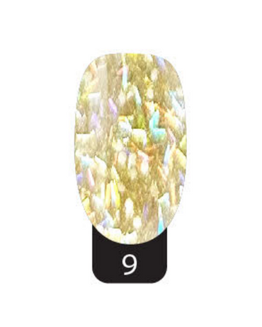 STUDIO NAILS ACRILICO COLECCION SOFT #9 DORADO