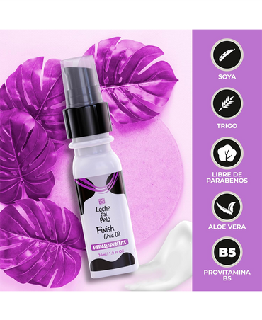 LECHE PAL PELO FINISH CHIA OIL TRAT. REPARAPUNTAS 30 ML.