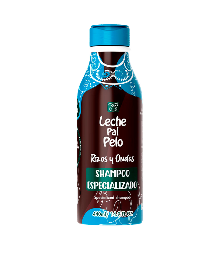 LECHE PAL PELO RIZOS & AFRO SHAMPOO 440 ML.