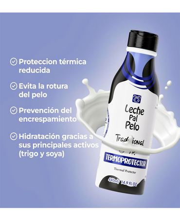 LECHE PAL PELO TRADICIONAL TERMOPROTECTOR 440 ML.