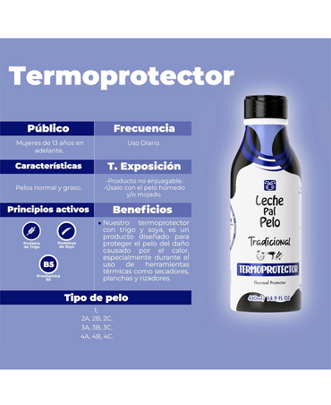 LECHE PAL PELO TRADICIONAL TERMOPROTECTOR 440 ML.