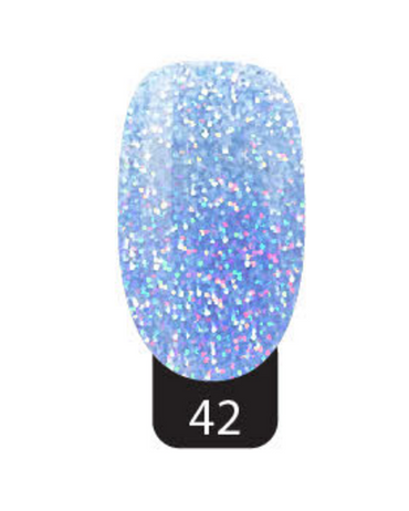 STUDIO NAILS ACRILICO COLECCION GLITTER #42 AZUL
