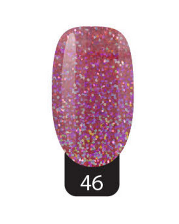 STUDIO NAILS ACRILICO COLECCION GLITTER #46 ROJO