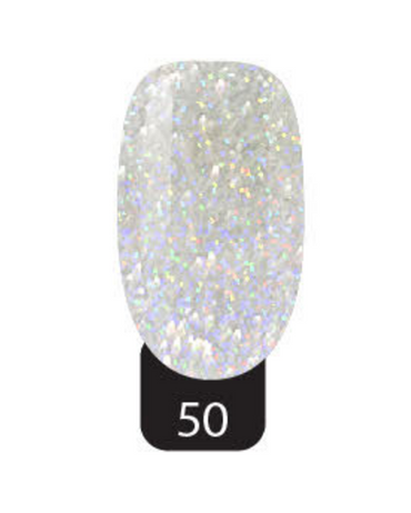 STUDIO NAILS ACRILICO COLECCION GLITTER #50 BLANCO