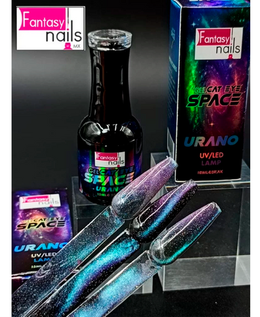 FANTASY NAILS GEL CAT EYE SPACE URANO 15 ML.