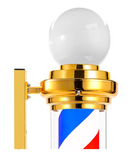 HAIR STAR CARAMELO CON DORADO CON BOMBILLA 84 CMS. 12245