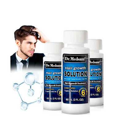 DR. MEDSAM MINOXIDIL PARA CABELLO Y BARBA AL 5% 60 ML. - El Palacio De La Belleza