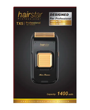 HAIRSTAR SHAVER RECARGABLE LITIO BLACK AND GOLD TX5