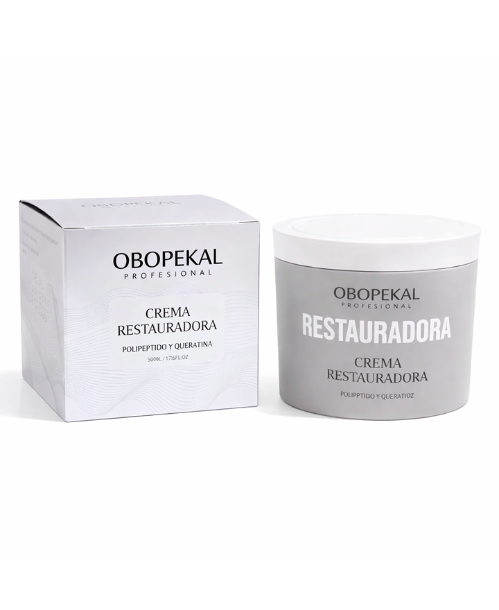 OBOPEKAL CREMA RESTAURADORA POLIPEPTIDO Y KERATINA 500 ML.