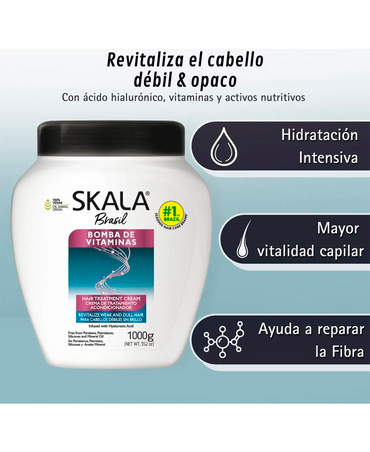 SKALA EXPERT BOMBA DE VITAMINAS CABELLO QUEBRADIZO 1 KG.