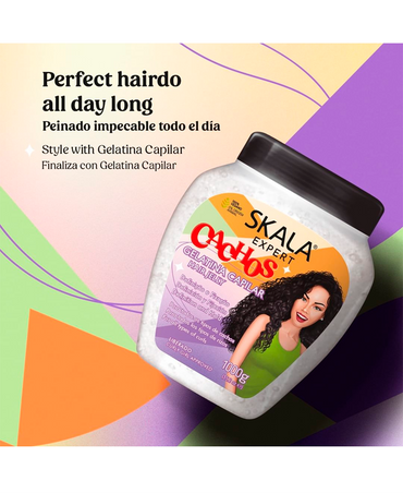 SKALA BRASIL CACHOS GELATINA CAPILAR TODO TIPO DE RIZOS 1 KG.