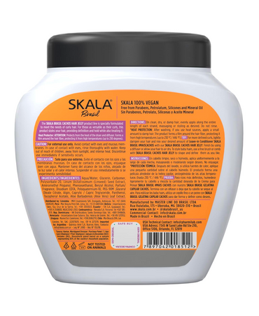 SKALA BRASIL CACHOS GELATINA CAPILAR TODO TIPO DE RIZOS 1 KG.