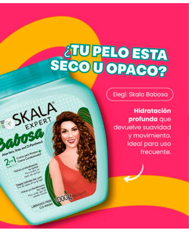 SKALA EXPERT BABOSA TODO TIPO DE RIZOS 1 KG.