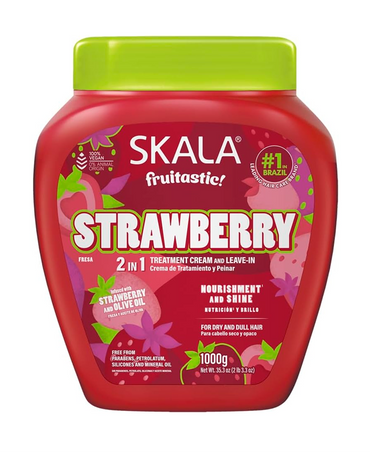 SKALA FRUITASTIC STRAWBERRY NOURISHMENT AND SHINE CABELLO SECO Y OPACO 1 KG.