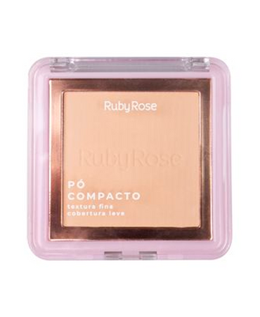 RUBY ROSE PO COMPACTO TEXTURA ACETINADA HB-F858 G1/ PC-10