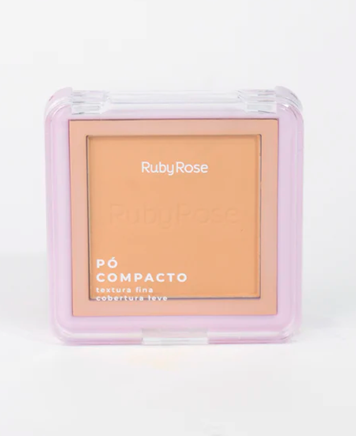 RUBY ROSE PO COMPACTO TEXTURA ACETINADA HB-F858 G1/ PC-30