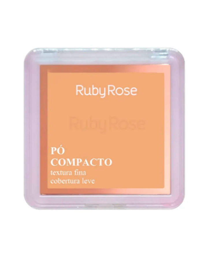 RUBY ROSE PO COMPACTO TEXTURA ACETINADA HB-F858 G1/ PC-40