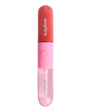 RUBY ROSE LIP GLOSS DUO MATE BRILLO TONO D02 HB-F568/G1