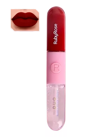 RUBY ROSE LIP GLOSS DUO MATE BRILLO TONO D05 HB-F568/G1
