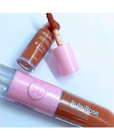 RUBY ROSE LIP GLOSS DUO MATE BRILLO TONO D06 HB-F568/G1