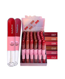 RUBY ROSE LIP GLOSS DUO MATE BRILLO HB-F568/GRUPO 2 BLISTER CON 36 PIEZAS