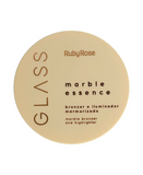 RUBY ROSE GLASS BRONZER E ILUMINADOR MARMORIZADO HB-F1605-2