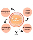 RUBY ROSE CELESTIAL SHINE ILUMINADOR COMPACTO HB-M701-3 CHAMPAGNE GLEAM