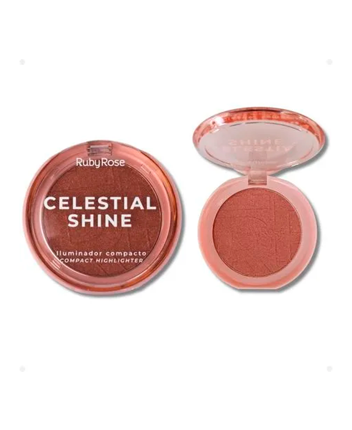 RUBY ROSE CELESTIAL SHINE ILUMINADOR COMPACTO HB-M701-4 HORIZON SPARK