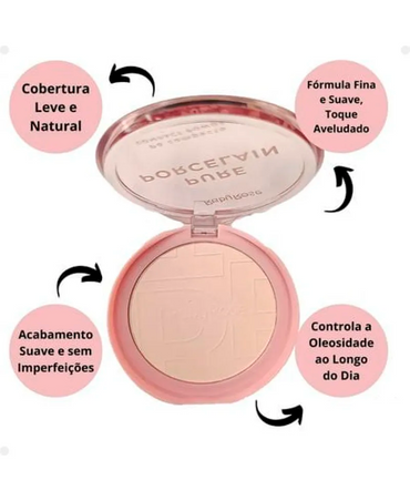 RUBY ROSE PURE PORCELAIN POLVO COMPACTO P10 HB-M401-1