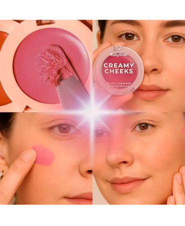RUBY ROSE CREAMY CHEEKS RUBOR EN CREMA PEACHY VIBE HB-M02-1