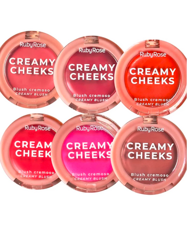 RUBY ROSE CREAMY CHEEKS RUBOR EN CREMA  HB-M02 BLISTER CON 36 PZAS.