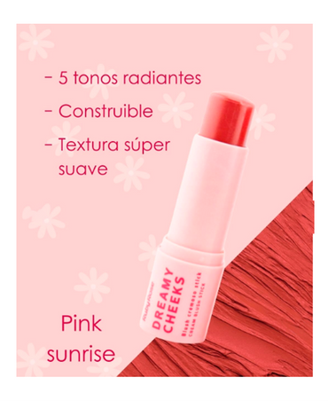 RUBY ROSE DREAMY CHEEKS BLUSH CREMOSO STICK HB-M01-2 SOFT PINK