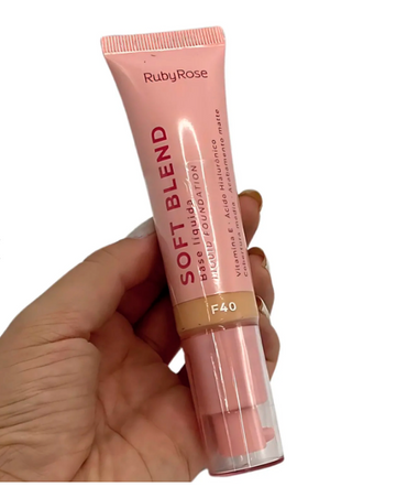 RUBY ROSE SOFT BLEND BASE LIQUIDA TONO F40 HB-M301-4