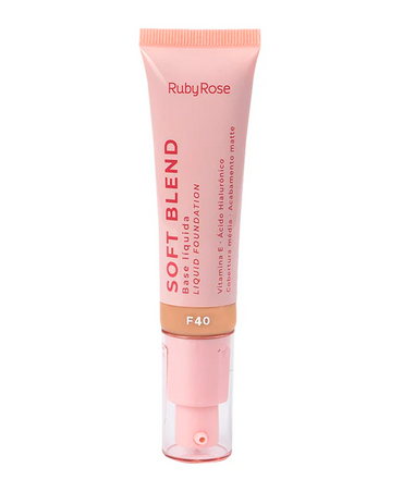 RUBY ROSE SOFT BLEND BASE LIQUIDA TONO F40 MB-M301-4
