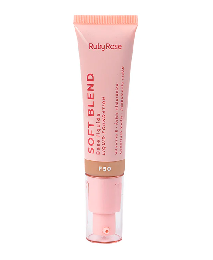 RUBY ROSE SOFT BLEND BASE LIQUIDA TONO F50 MB-M301-5
