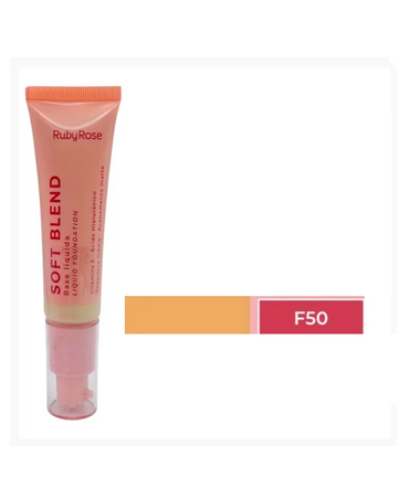 RUBY ROSE SOFT BLEND BASE LIQUIDA TONO F50 MB-M301-5