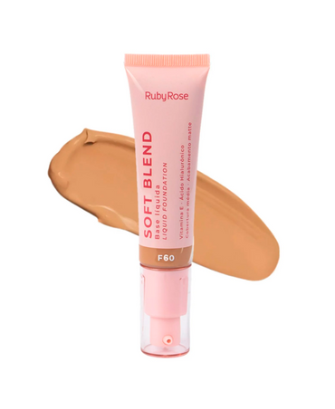 RUBY ROSE SOFT BLEND BASE LIQUIDA TONO F60 HB-M301-6