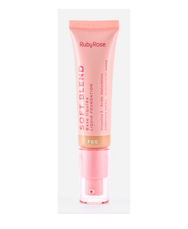 RUBY ROSE SOFT BLEND BASE LIQUIDA TONO F60 HB-M301-6