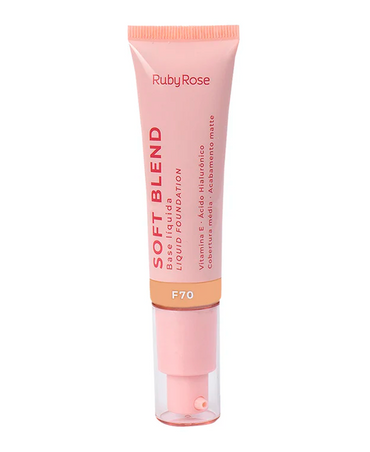 RUBY ROSE SOFT BLEND BASE LIQUIDA TONO F70 MB-M301-7