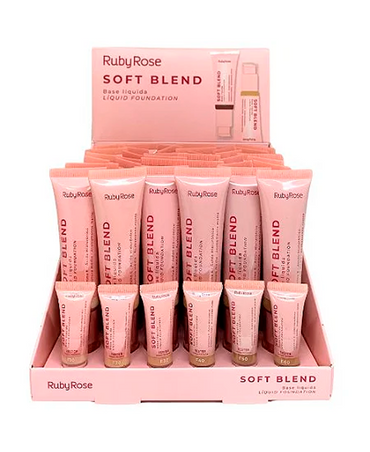 RUBY ROSE SOFT BLEND BASE LIQUIDA MB-M301 BLISTER CON 36 PIEZAS